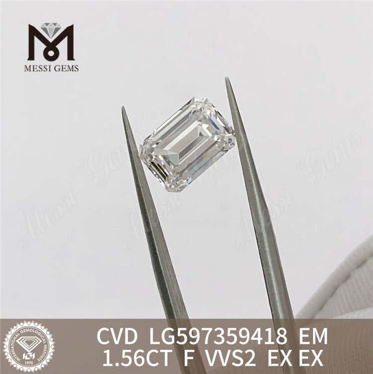 1.56CT F VVS2 EM IGI certificerede diamanter Elegance Shapes丨Messigems LG597359418