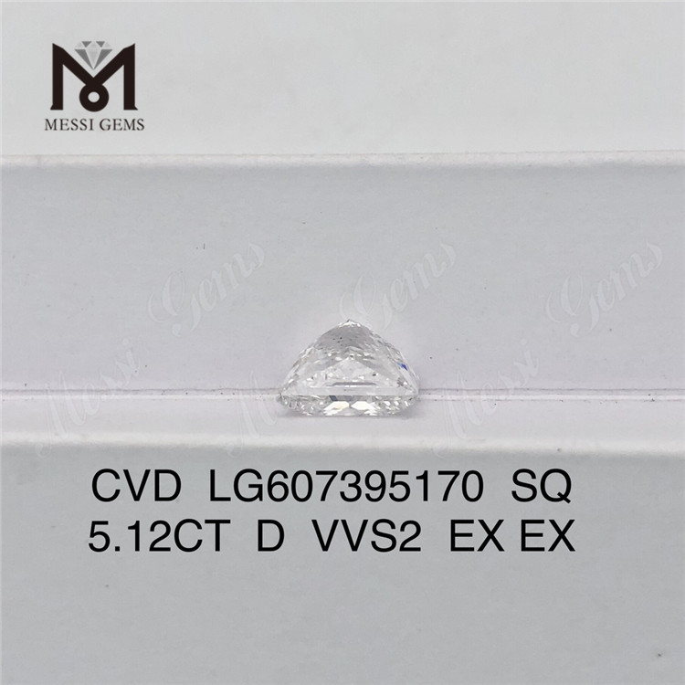 5.12CT D SQ VVS2 laboratoriedyrket diamant porcelæn CVD IGI LG607395170