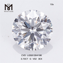 3.70CT G VS2 3EX CVD diamanter til engroskvalitet og besparelser LG591304198丨Messigems