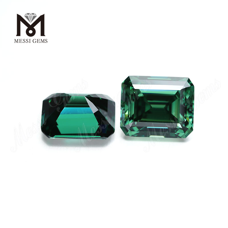 12*16mm Grøn OCT Cut smaragd engrospræmie løs moissanite