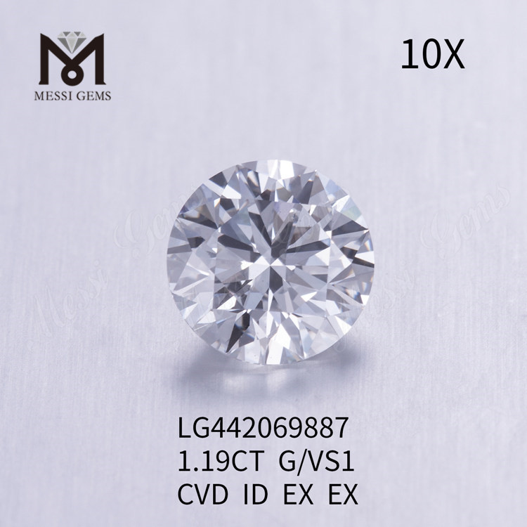1,19 karat g VS1 IDEAL Cut Grade Rund lab diamant
