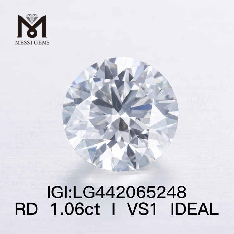 1.06CT I/VS1 rund IDEAL laboratoriedyrket diamant