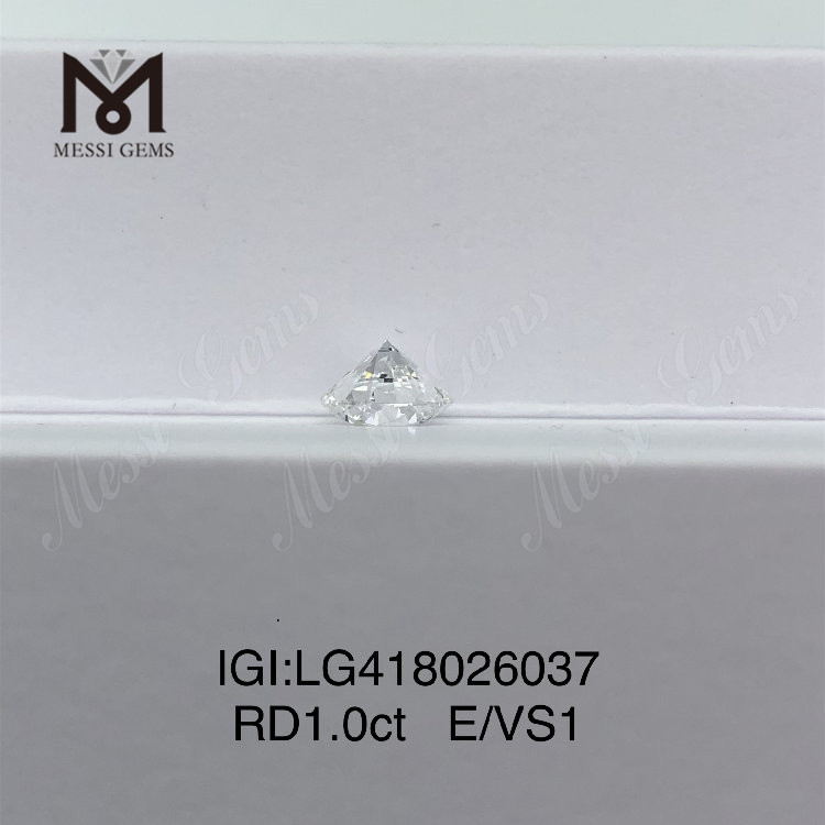 1 karat E/VS1 EX VG laboratoriedyrket diamant Rund 
