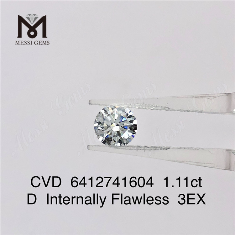 1.11ct D cvd diamant Engrospris IF 3EX menneskeskabt diamant på udsalg