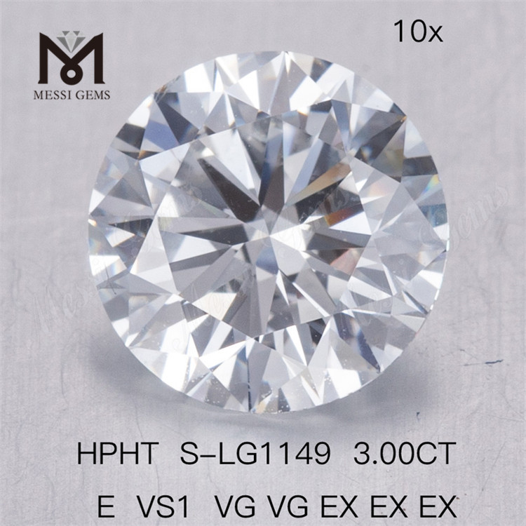 3CT HPHT E VS1 VG VG EX EX EX køb laboratoriedyrkede diamanter 