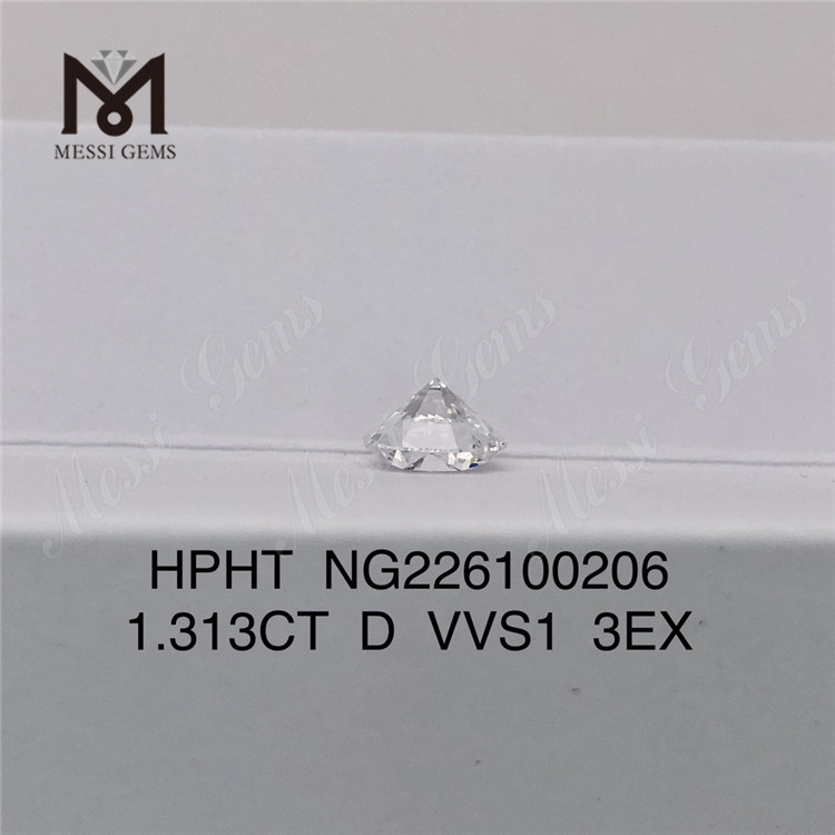 1.313CT D HPHT menneskeskabt diamant VVS1 3EX laboratoriedyrkede diamanter producentpris