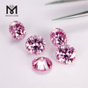 GRA Certifikat Top kvalitet 1Carat Engrospris pink Moisonite rund form ædelsten til smykker