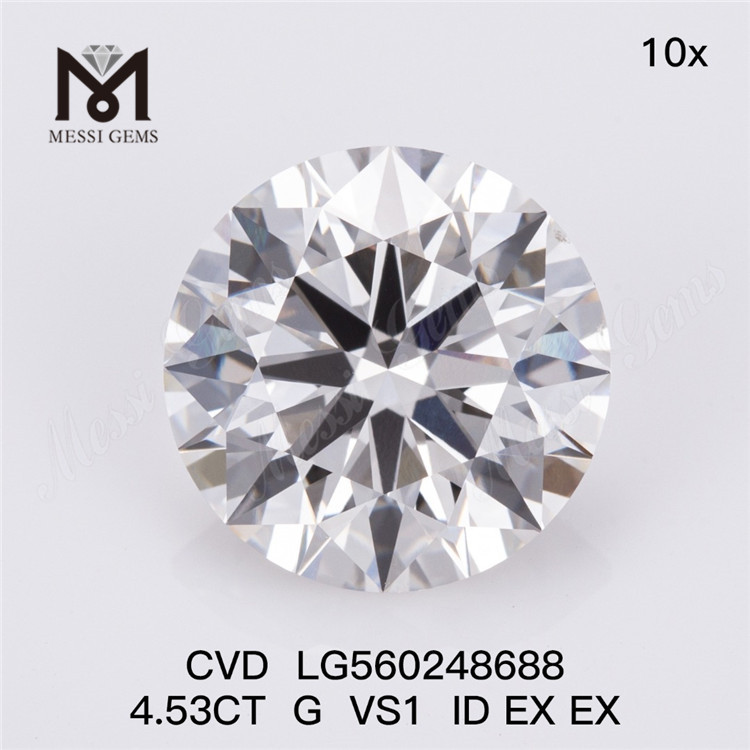 4.53CT G VS1 2EX laboratoriedyrket diamant CVD