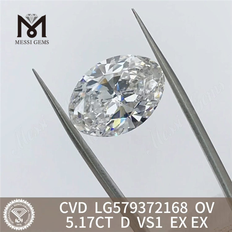 5.17CT OV D VS1 EX EX billige syntetiske diamanter CVD LG579372168
