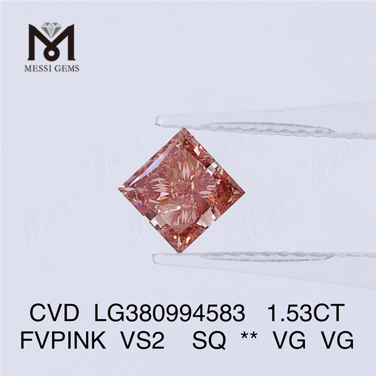 1.53CT FVPINK VS2 SQ laboratoriediamant engros CVD LG380994583