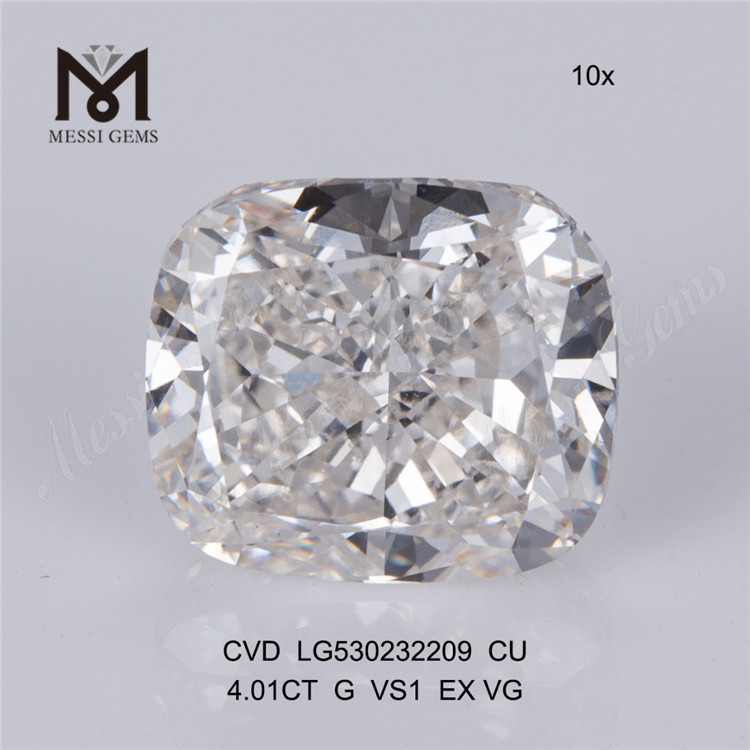4.01CT G cvd laboratoriedyrkede diamantproducenter vs1 cvd løse syntetiske diamanter til smykker