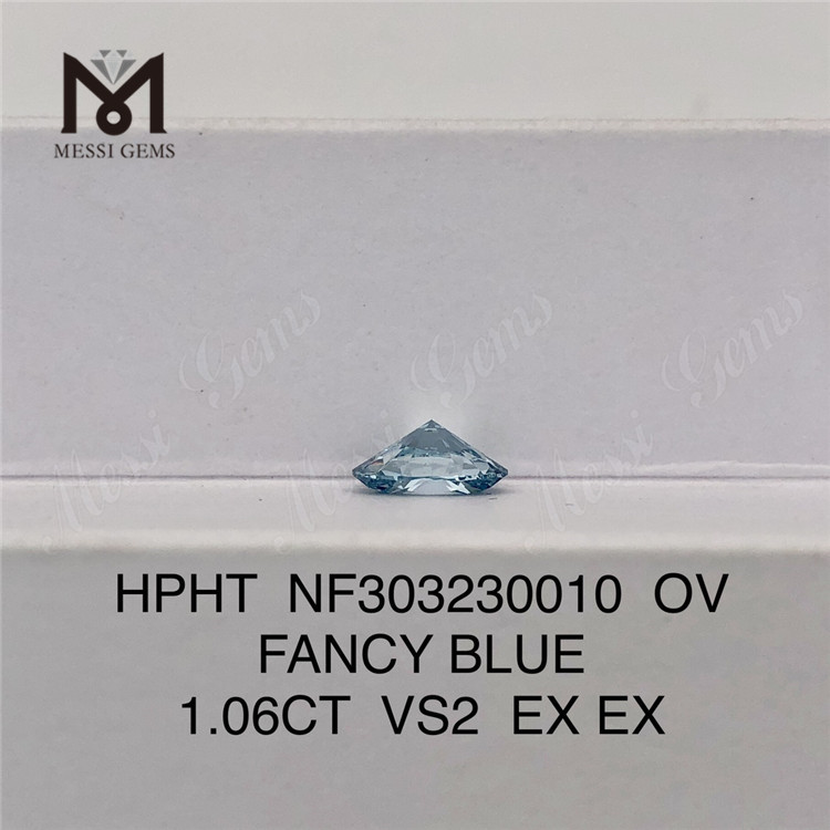 1.06CT VS2 OV engros laboratoriediamant FANCY BLUE HPHT NF303230010
