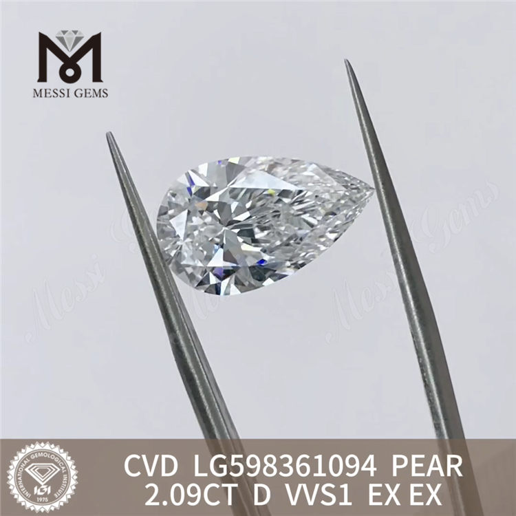 2.09CT D VVS1 EX EX PS CVD løs diamant LG598361094 