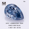 1.19CT VS1 PEAR FANCY DEEP BLUE EX VG HPHT Blue Hpht Diamond Pris LG586347003