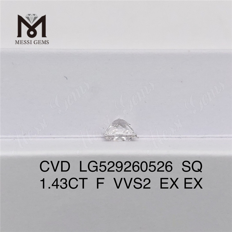1.43CT F VVS2 SQ igi certificerede diamanter Crafting Timeless Beauty丨Messigems CVD LG529260526