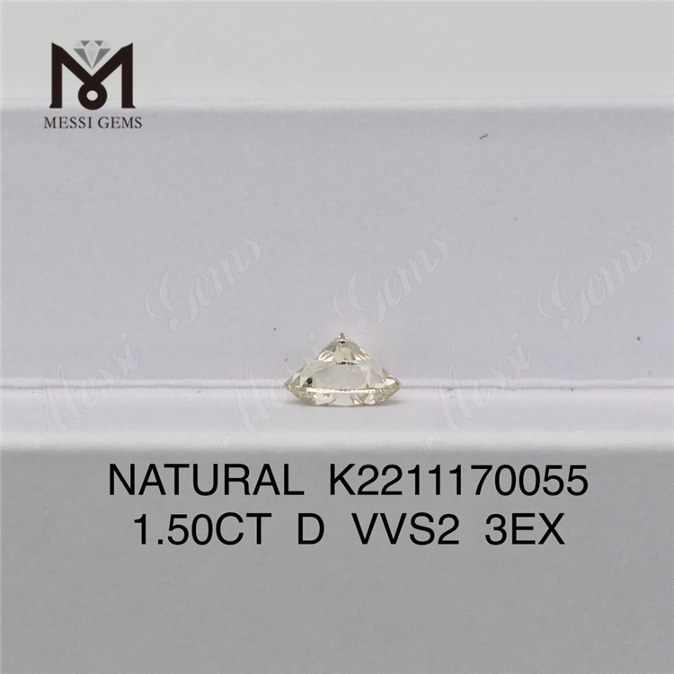 1.50CT D VVS2 3EX naturlige diamanter K2211170055 til salg Oplev udsøgte ædelstene丨Messigems