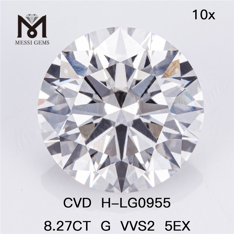 8.27CT G VVS2 ID EX EX CVD Diamonds Styrker din smykkevirksomhed LG602336106丨Messigems