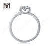 1 karat DEF moissanite diamantforgyldt 925 sterling sølv ring smykker til mor
