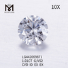 1,01 karat G VS2 runde BRILLIANT IDEAL laboratorieskabte diamanter