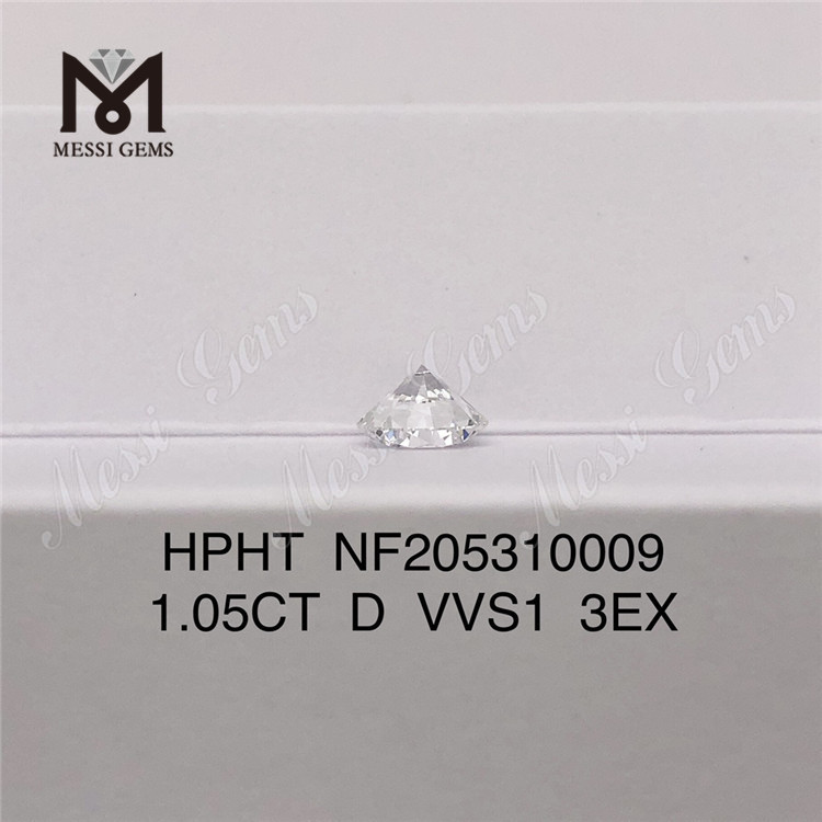 1.11ct D VS1 3EX Løs HPHT Menneskeskabt Diamond Lab Diamond Factory Lager 