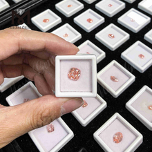 0,1 0,3 0,5 0,8 1ct Round Radiant SQ OV Blågrøn Pink laboratoriedyrket strålende slebet diamant på lager