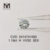 1.18ct H rd lab diamant 3EX vvs køb cvd diamanter online fabrikspris