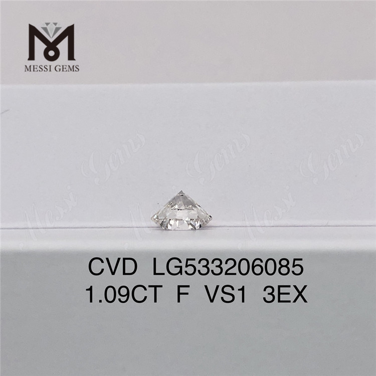 1.09CT rund menneskeskabt diamant D VVS1 3EX Cvd diamant engros