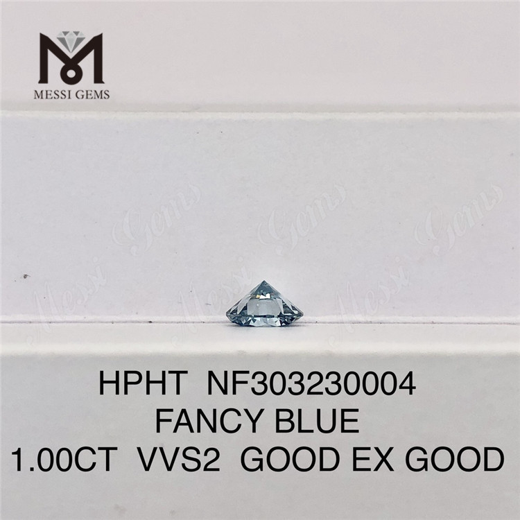 1.00CT FANCY BLUE VS2 farve laboratoriediamant HPHT NF303230005