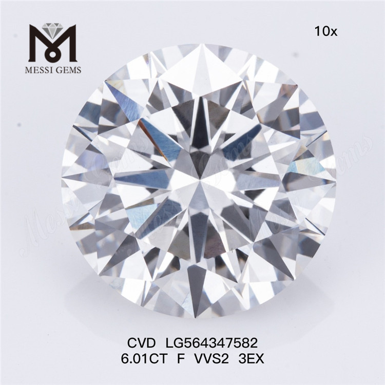 6.01CT F VVS2 3EX laboratoriedyrkede diamanter hjemmeside CVD LG564347582