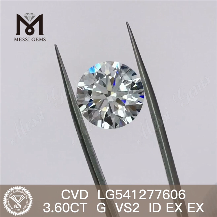3.6CT G vs2 løs laboratoriediamant RD Cut cvd diamanter engrospris