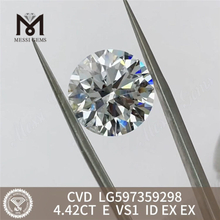 4.42CT E VS1 ID 4ct cvd diamant Eco-Friendly Brilliance LG597359298 丨Messigems