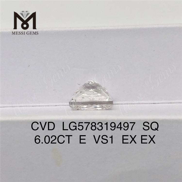 6.02CT SQ E VS1 EX EX største laboratoriefremstillede diamant CVD LG578319497