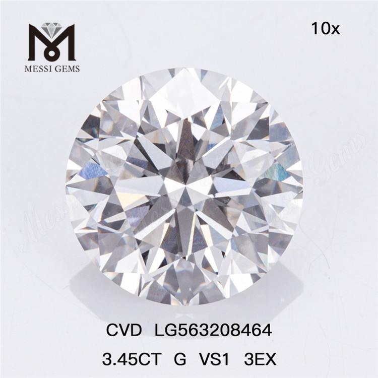 3.45CT G VS1 3EX Slip din kreativitet løs med laboratoriedyrkede diamanter CVD LG563208464 丨Messigems