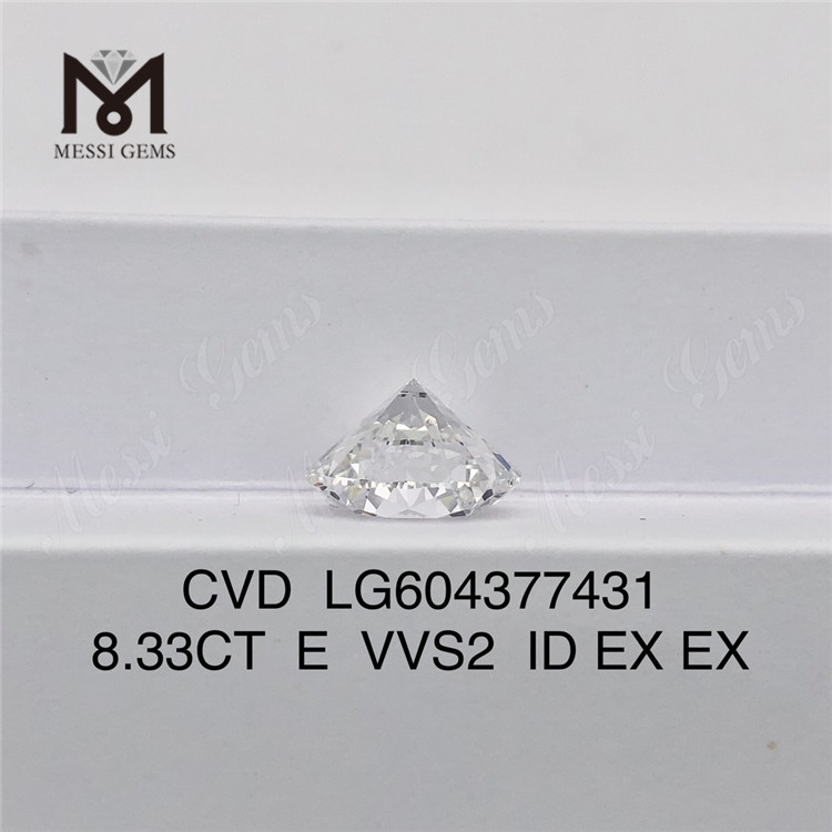 8,33 karat igi-certificeret diamant E VVS2 til at skabe brugerdefinerede forlovelsesringe丨Messigems LG604377431
