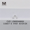 3.50CT E VVS1 Igi Certified Diamonds 3ct CVD Engros Brilliance LG605349005丨Messigems