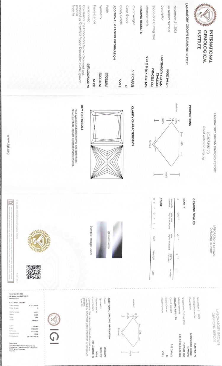 igi lab dyrket diamant porcelæn