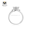Hot salg 18 karat forgyldt 925 sterlingsølv smykker moissanite diamant forlovelsesring