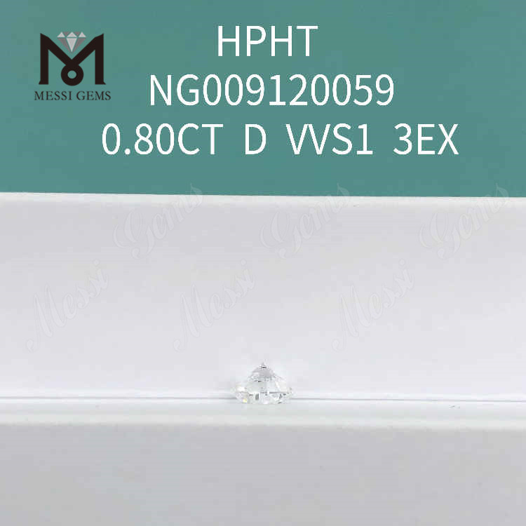 0.80CT hvid D runde bedste syntetiske diamanter VVS1 3EX