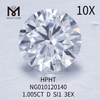 D 1.005ct Løs ædelsten Syntetisk diamant SI1 EX CUT