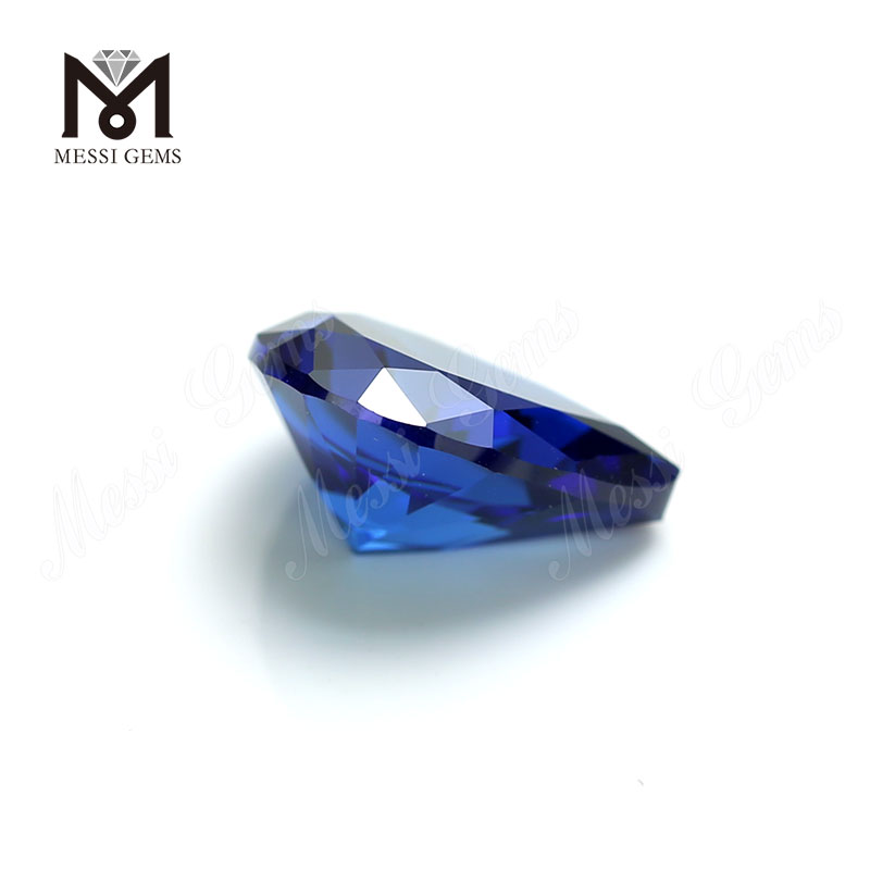 Høj kvalitet pære Form 10x12mm Blå topas CZ Cubic Zirconia Stone Pris