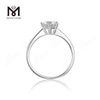 Messi Gems engros 1 karat DEF moissanite diamant bryllup lækker 925 sterling sølv ring