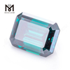 Engros Loose Stone Factory Emerald Cut Teal Color Loose Moisanite