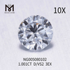 1.001ct D hvid Lab Grown Diamond sten VS2 EX cut 