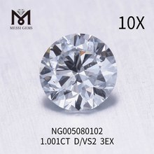 1.001ct D hvid Lab Grown Diamond stone VS2 EX cut