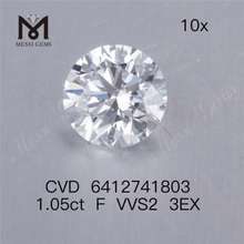 1.05ct VVS cvd diamant engrospris F 3EX mande diamant på udsalg