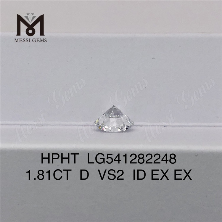 1.81ct D VS2 IDEAL runde laboratoriedyrkede diamanter producentpris