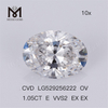 1.05ct E VVS2 EX EX OV Syntetisk diamant CVD