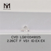 2.26CT F VS1 Lab Grown Perfection kunstige diamanter til salg Udforsk 丨Messigems CVD LG610349025