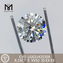 8.15CT E VVS2 ID løst fremstillede diamanter CVD LG631425358丨Messigems
