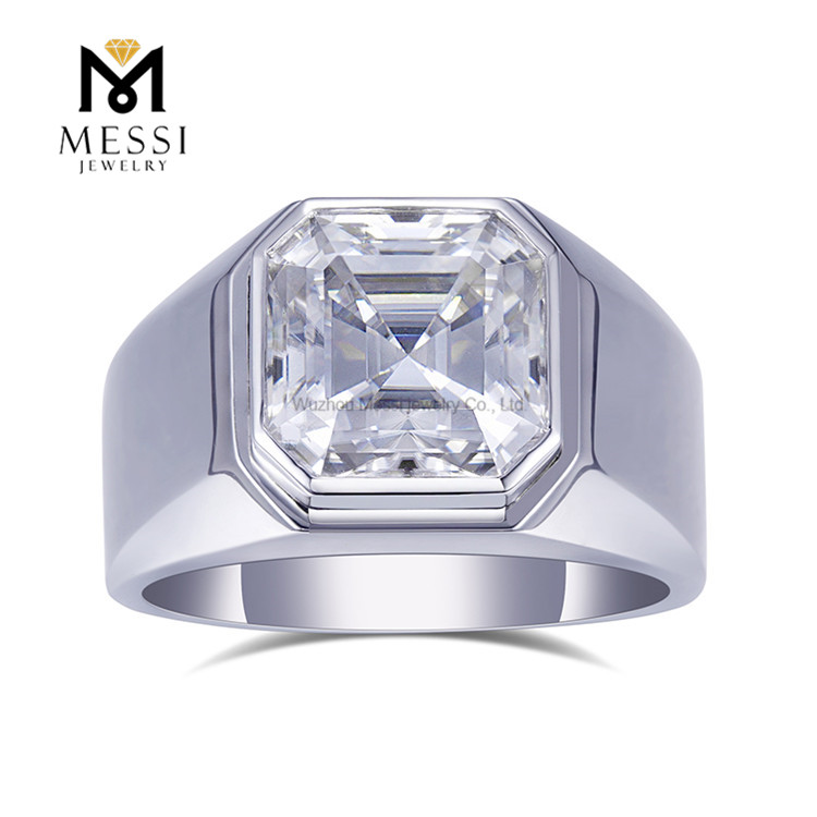 3 karat Lab Diamond Solitaire Ring til mænds bryllup bands Symboler for livslangt engagement